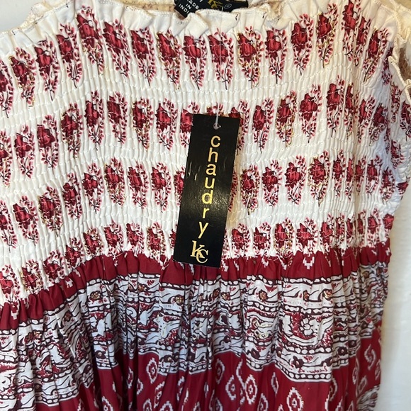 New with sample tags Chaudry KS sundress (Raga designer) . Size small - Picture 3 of 11